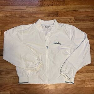 Athleta Crosscourt Bomber Jacket - White